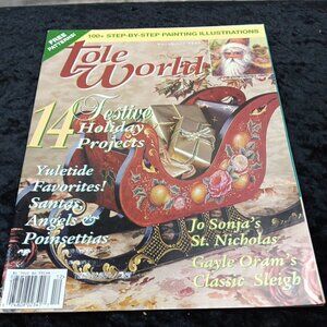 Tole World Magazine Dec 2000 14 Festive Holiday Projects Yuletide Favorites Xmas